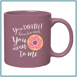 COLORED MUG WITH PRINT