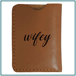 CARD HOLDER WITH ENGRAVE
